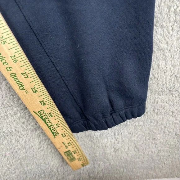 Lululemon Steady State Jogger Pants Men's M Navy Blue Relaxed Fleece Sweatpants - Picture 5 of 7